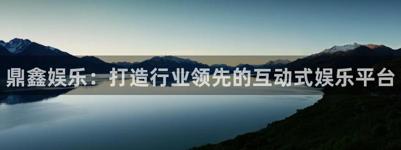 尊龙时凯2平台登录：鼎鑫娱乐：打造行业领先的互动式娱乐平台